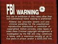 Red FBI Warning Screens Early 2000 S Disney Fox Style
