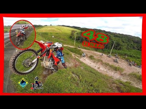 TRILHA DE MOTO - 48 MOTOS NA CHUVA - BARRO - LAMA - LOUCOS POR NATUREZA