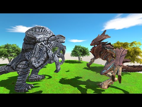 Raijin vs Orga - Animal Revolt Battle Simulator