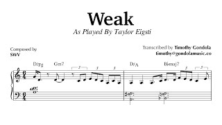 Taylor Eigsti's piano solo on Weak