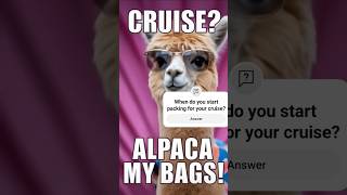 Do you pack the night before, week before or stay packed?  #cruise #shorts #funny #wow #travel #haha