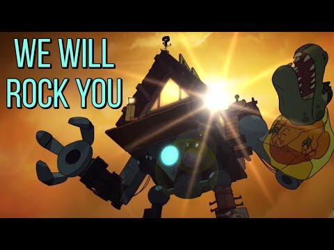 Gravity Falls - We Will Rock You (Pixels Version) - Queen AMV (for Dad)