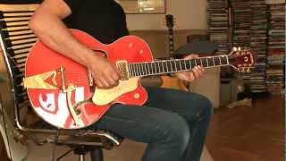 Video thumbnail for recent Gretsch "6120 Chet Atkins", orange, Part2 by GregsGuitars