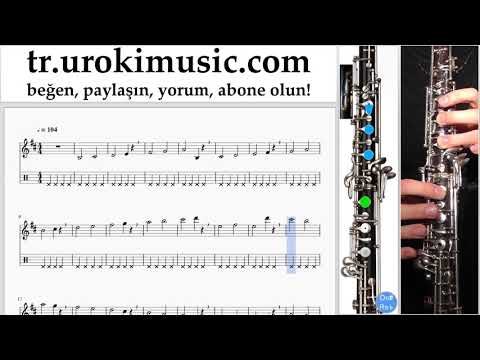 Obua dersleri Jonas Blue - Mama Notalar Eğitim Bölüm#1 um-i723