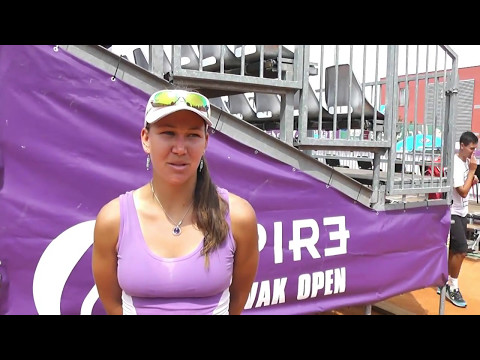 EMPIRE Slovak Open 2017: Q Final, interview, Nicole MELICHAR (USA) – HONČOVÁ (SVK) 6-4 1-6 6-4