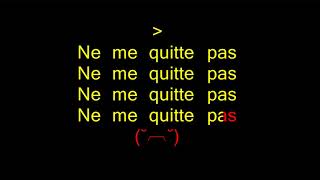 Ne Me Quitte Pas Nina Simone Lyrics