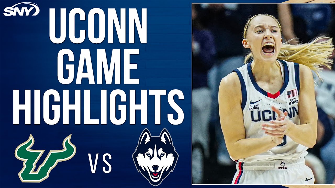 UConn vs USF (11/10) | UConn Women's Basketball Highlights | SNY