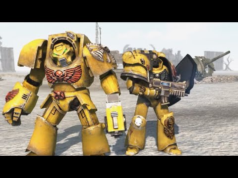 ULTIMATE MOD WARHAMMER 40K: Imperial Fists vs Death Guard! - Men of War: Assault Squad 2