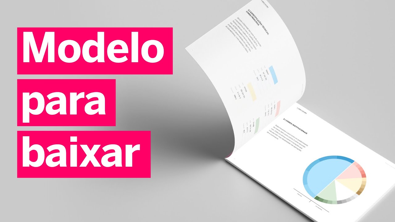 MANUAL DE MARCA / IDENTIDADE VISUAL. MODELO PARA BAIXAR.