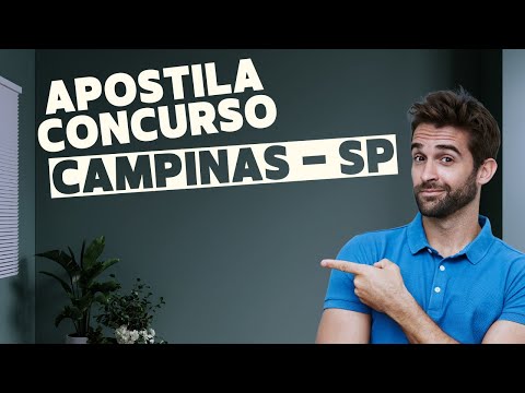 Baixar Apostila Concurso Prefeitura de Campinas SP Grátis Curso Online