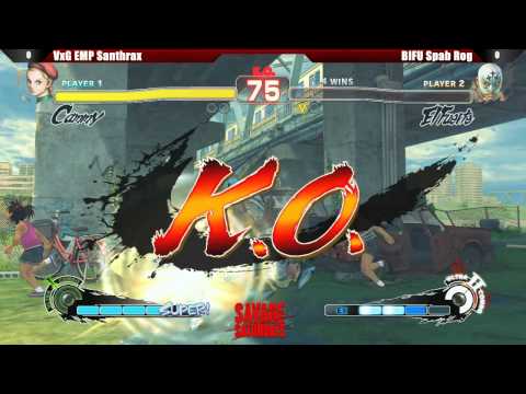 SSF4 AE2012 VxG EMP Santhrax vs BIFU Spab Rog - Savage Saturdays #14 Tournament