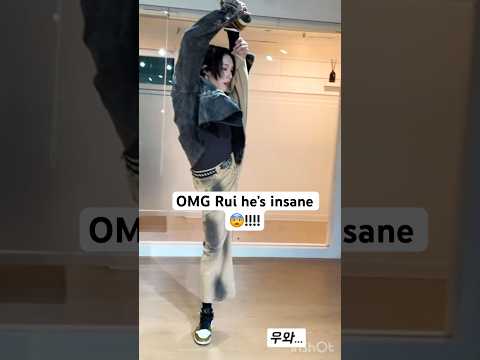 OMG Rui not a single bone in his body he’s INSANE 😨!! #XLOV #엑스러브 #Rui #루이 #kpop #dance #shorts