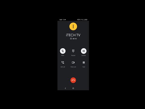 TCL 20SE Android Incoming Call (Screen Video)
