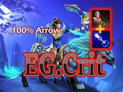 Mirana By EG Crit 100% Arrow Gameplay Patch 7 05 Highlights