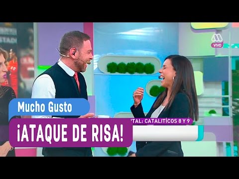 Cata Edwards' fit of laughter - Mucho Gusto 2016