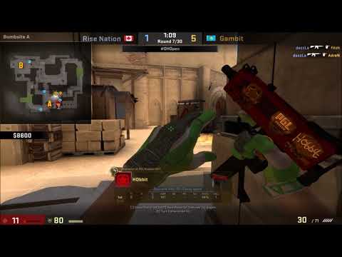 POV - Hobbit (Gambit)(38-13) vs Rise Nation / mirage / DreamHack Open Winter 2017