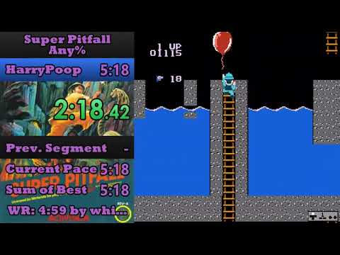 Super pitfall Any% Speedruns in 5:12