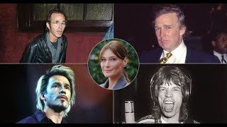 Carla Bruni Tedeski - tous les hommes qui ont partagés sa vie. Une grande amoureuse