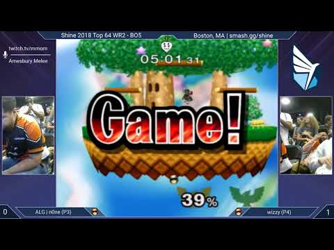 Shine 2018 SSBM - ALG | n0ne (Black Falcon) vs. Wizzrobe (Default Falcon) - Melee Top 64 WR2