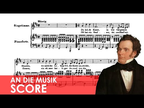 SCHUBERT An die Musik (D.547) Score