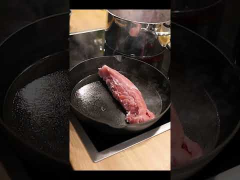 Schweinefilet im Ofen garen🥩| macht sich von selbst👨‍🍳| #shorts