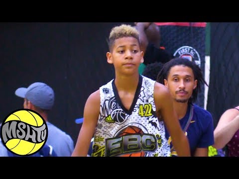 6th Grader Dallas Washington has BIG TIME POTENTIAL 2018 EBC Jr All American Camp
