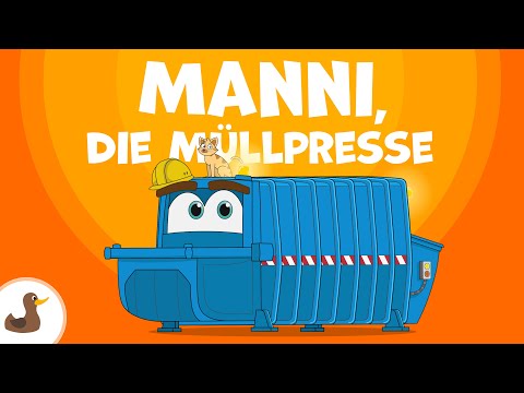Manni, die Müllpresse | Milo, das Müllautokind & seine Freunde | Sing Kinderlieder