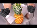 Pineapple ASMR Ice Cream Rolls