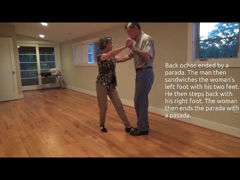 Argentine Tango: Back Ochos Parada Sandwich Pasada