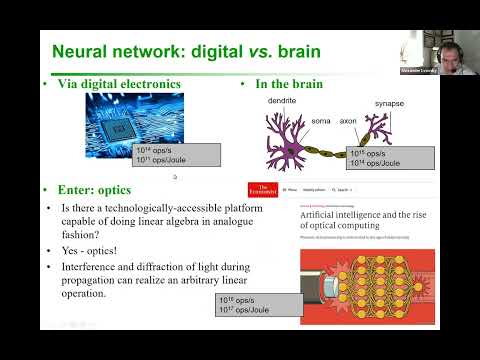 Alex Lvovsky: Optics and neural networks working together