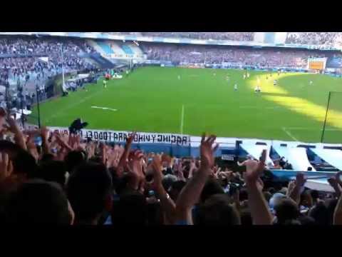 "Racing 2 - San Lorenzo 0 - Gol Castillon desde la hinchada" Barra: La Guardia Imperial &bull; Club: Racing Club