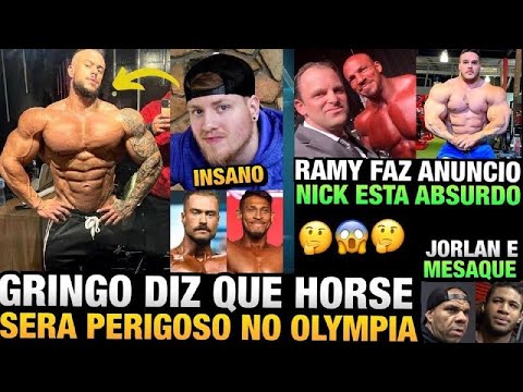 GRINGO DIZ QUE HORSE SERÁ PERIGOSO NO MR OLYMPIA - BIG RAMY QUER O TERCEIRO TITULO + NICK ABSURDO