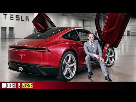 2026 Tesla Model 2 Spotted at Giga Texas for $15,990! New Glass Upgrade Revealed!