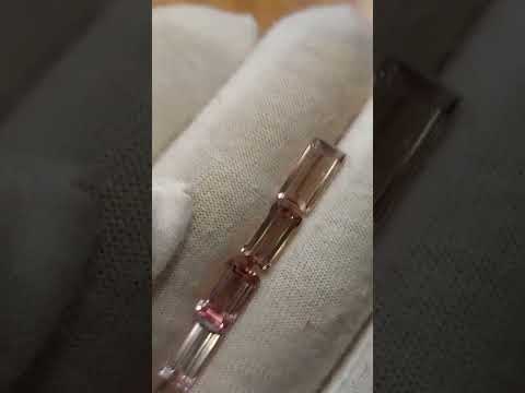 4 natural pink tourmaline gemstones 6.35 CTS www.puritygems.etsy.com