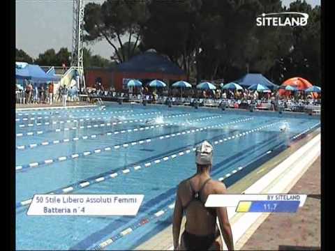 Serie 4 dei 50 Stile Libero  Assoluti Femmine Master - 12 MEMORIAL ANDREA BETTIOL