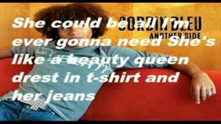 Corbin Bleu She could be with lyric