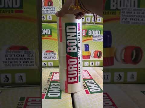 Single sided transparent tape