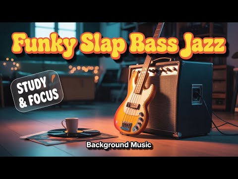 Funky Slap Bass Jazz - Background Music for Studying & Relaxation