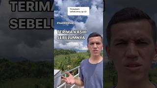 &#39;TERIMA KASIH SEBELUMNYA&#39; in English (bukan THANKS BEFORE) #belajarbahasainggris #bahasainggris