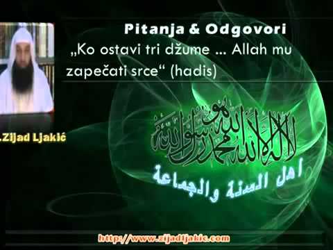 Mr. Zijad Ljakić - "Ko ostavi tri džume Allah će mu zapečatiti srce" hadis