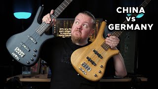 Video thumbnail for Can a Chinese Warwick beat my German one? Comparing a Rockbass Corvette to a 2008 Standard! by Paajanenae