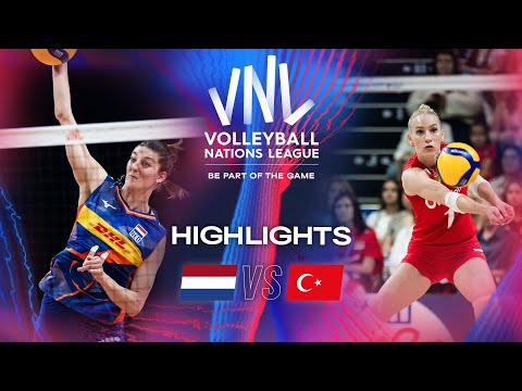 Волейбол NED vs. TUR — Highlights | Week 1 | Women's VNL 2024