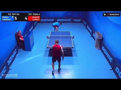 12:50 Ruslan Lazebnyi -  Anatolii Levshyn 21.08.2023 TT Euro.Cup  Ukraine Star. TABLE 4