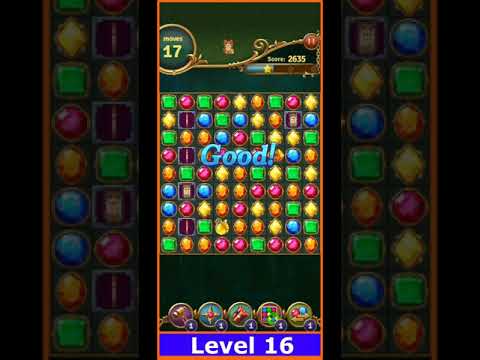Jewel Castle classical Match 3 Puzzles Game Level 16
