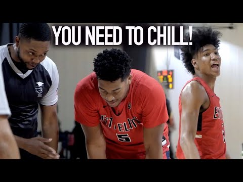 Ben Simmons Old EYBL Team E1T1 DUNKING Like CRAZY! Ref : "You Need To Chill"