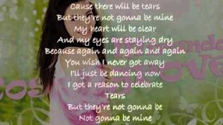 Miranda Cosgrove-There Will Be Tears-With Lyrics