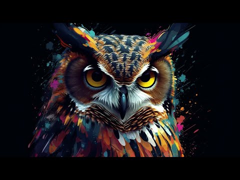 Great Horned Owl Duet Sound - 1 Hour