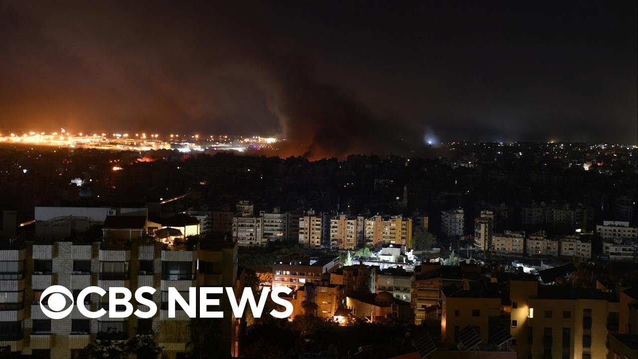 Israeli airstrikes intensify across Lebanon