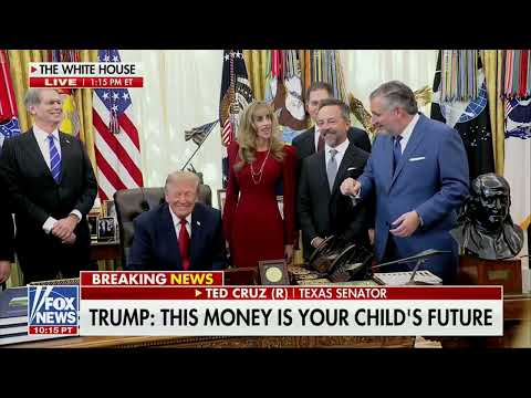 Sen. Ted Cruz Delivers Oval Office Remarks on Trump Accounts