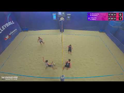 16:20 D.Kharchenko / M.Horobets - I.Skrynnik / V.Kelbas | Winners Beach Volleyball